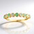 Anello in oro con Smeraldo Zambia