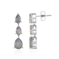 Pendientes en plata con Labradorita
