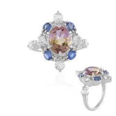 Zilveren ring met een ametrien