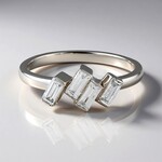 Anello in argento con Zircone