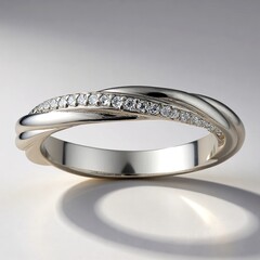 Anello in argento con Topazio Bianco