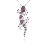 Edelstein-Silberhalskette (Dallas Prince Designs)