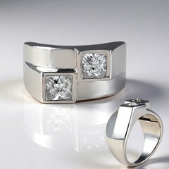 Anello in argento con Zircone