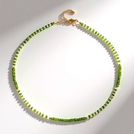 Collana in argento con Peridoto