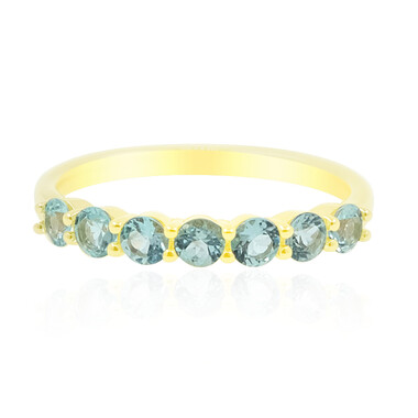 Nigerianischer Paraiba-Turmalin-Goldring