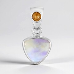 Ciondolo in argento con Ametrina