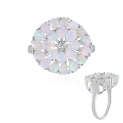 Anello in argento con Opale di Welo