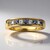 Anello in oro con Benitoite (Amanda Adkins)