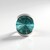 Ciondolo in argento con Fluorite Blu Caraibico  (MONOSONO COLLECTION)