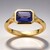 Anello in oro con Tanzanite AAA (CIRARI)