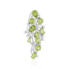 Colgante en plata con Peridoto (de Melo Essence)