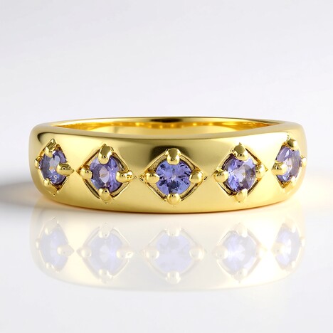 Anello in argento con Tanzanite