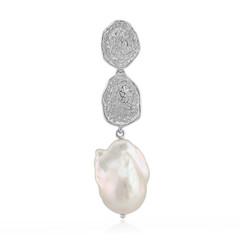 Colgante en plata con Perla blanca Freshwater