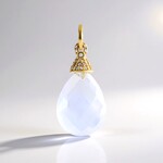 Ciondolo in argento con Quarzo Blue Moon