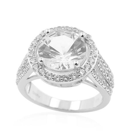 Anello in argento con Danburite