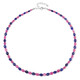 Collier en argent et Saphir rose de Madagascar