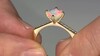 Anillo en oro con Ópalo Welo AAA (de Melo Gold)