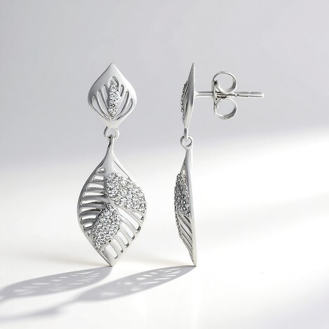 Orecchini in argento con Zircone