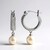 Orecchini in argento con Perla d'Acqua Dolce Bianca