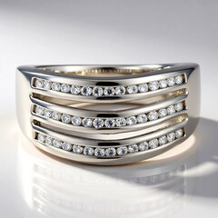 Anello in argento con Zircone