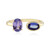 Anillo en oro con Tanzanita sin calentar