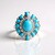 Anello in argento con Turchese Sleeping Beauty (Faszination Türkis)