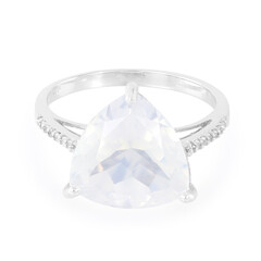 Ice Moon Quartz Silver Ring