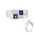 Marokkanischer Amethyst-Silberring