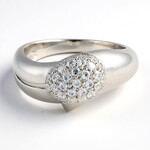 Anello in argento con Zircone