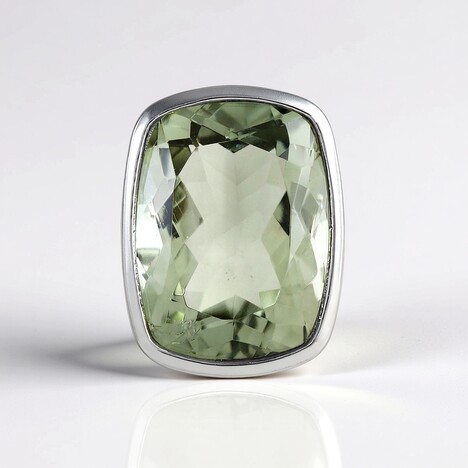 Ciondolo in argento con Ametista Verde (MONOSONO COLLECTION)