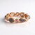 Bague en argent et Labradorite rose de Maniry