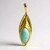 Ciondolo in argento con Amazzonite (MONOSONO COLLECTION)