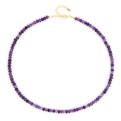 Uruguayan Amethyst Silver Necklace