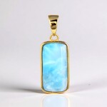 Pendentif en argent et Larimar