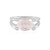 Bague en argent et Quartz rose (de Melo Essence)