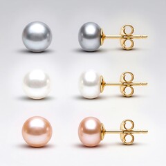 Orecchini in argento con Perla d'Acqua Dolce Bianca