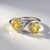 Anello in argento con Berillo Giallo