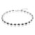 Bracciale in argento con Spinello Nero