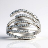 Anillo en plata con Zircón
