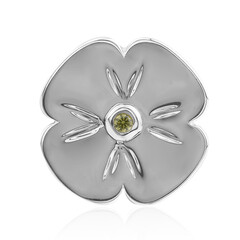 Colgante en plata con Zafiro amarillo