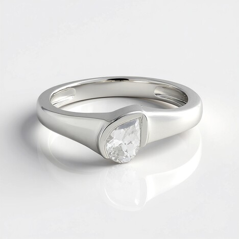 Anello in argento con Zircone