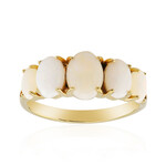 Anello in argento con Opale Bianco