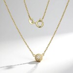 Collana in argento con Zircone (Adela Silber)