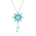 Sleeping Beauty Turquoise Silver Necklace (Faszination Türkis)