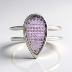 Anello in argento con Ametista Rose de France