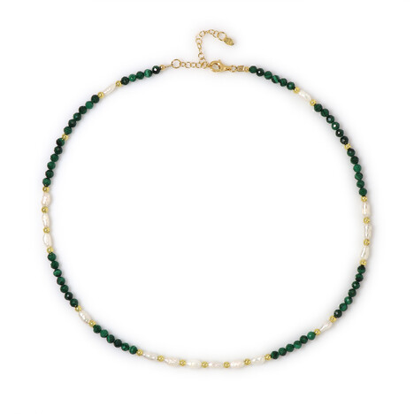 Collar en plata con Malaquita