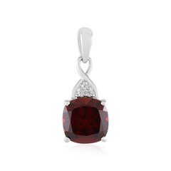 Pendentif en argent et Grenat du Mozambique