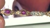 Zilveren armband met Birmese Robijnen (Gems en Vogue)