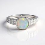 AAA Welo Opal Silver Ring (de Melo Essence)