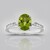 Anello in argento con Peridoto